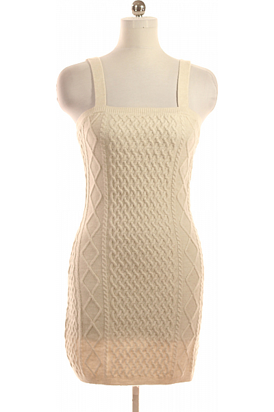 Šaty Béžové Second Hand Vel. M