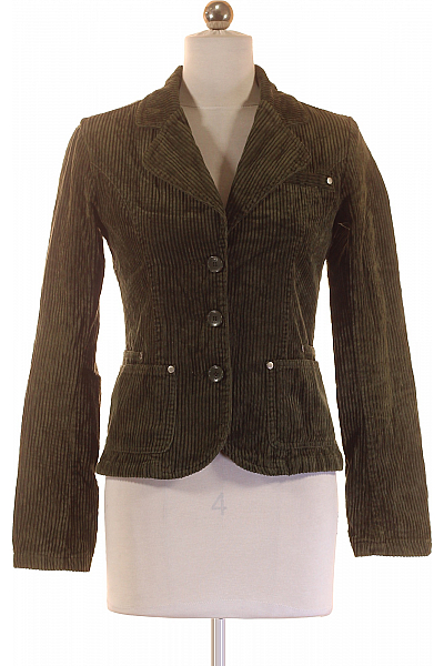 Dámské Sako Zelené FISHBONE Vel. XS