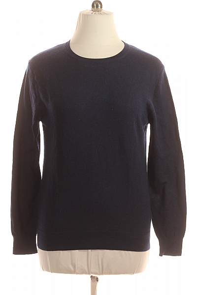 Pánský Svetr Meriný Modrý Vel. XL