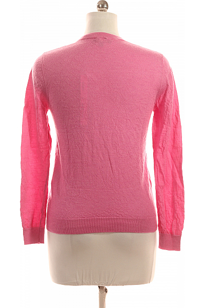 Dámský Svetr Vlněný Růžový Vel. 38