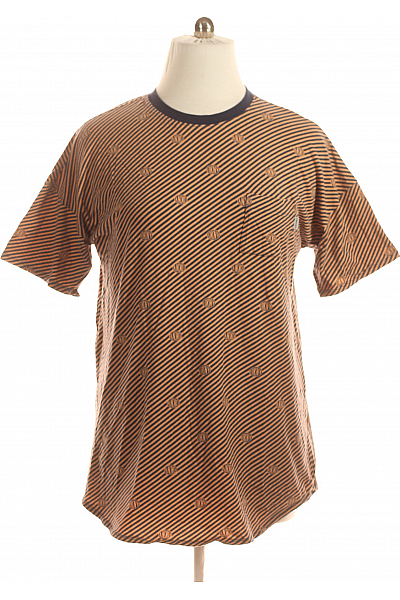 Donna Karan Pánské Tričko Hnědé Vel. L