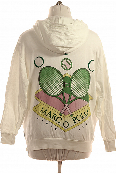 Pánská Mikina Bez Zapínání Bílá Marc O´Polo Vel. XXS/XS