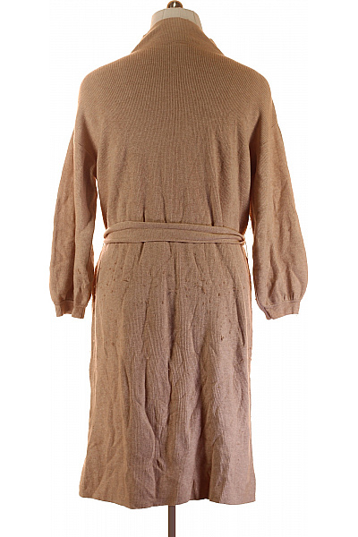 TOM TAILOR  Šaty Pletené Béžové Vel. 44