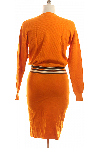Šaty Oranžové Hugo Boss Vel. M