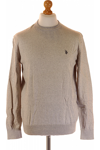 Pánský Pulovr Šedý U.S.POLO ASSN. Vel. M