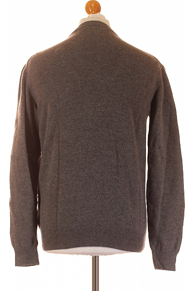 GANT Pánský Svetr Vlněný Šedý Vel. L