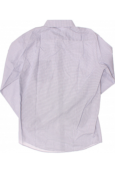 Pánská Košile Jednobarevná Fialová Seidensticker Vel. M