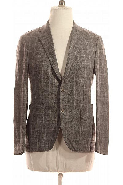 JOOP! Pánské Volnočasové Sako Vlněné Šedé