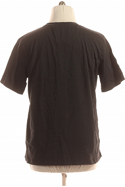 Pánské Tričko s Potiskem Černé BALDESSARINI Vel. XXL