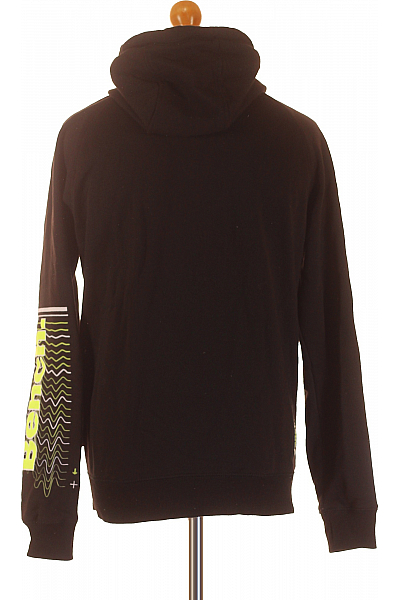 Sportovní Pánská Mikina Černá BENCH. Second hand Vel. M