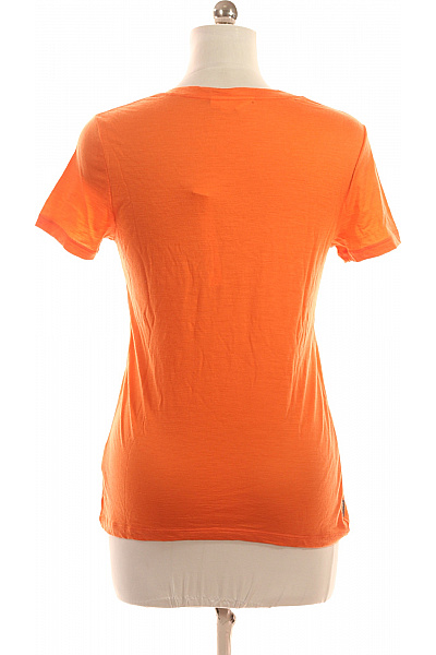 Dámské Tričko Vlněné Oranžové Icebreaker Vel. M