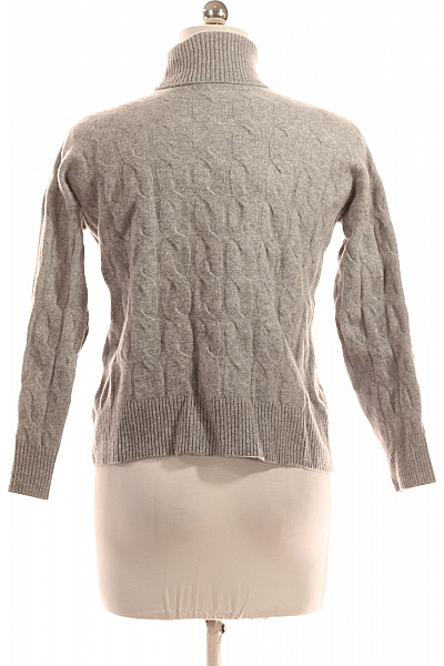 TOMMY HILFIGER Dámský Rolák Vlněný Šedý Second hand Vel. XL