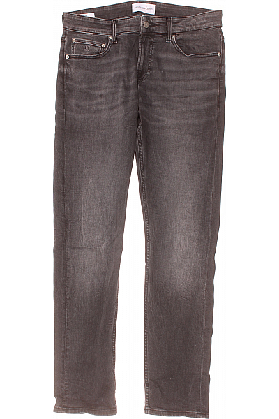 Calvin Klein Pánské Džíny Šedé Vel. 30/32