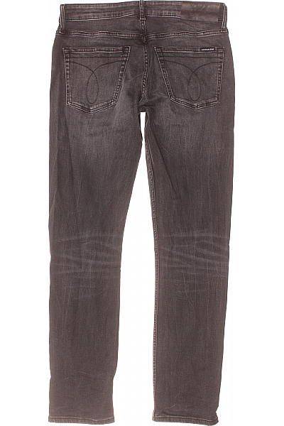 Calvin Klein Pánské Džíny Šedé Vel. 30/32