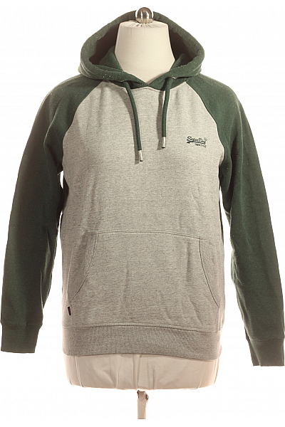 Pánská Mikina Bez Zapínání Šedá SUPERDRY Second Hand Vel. XL