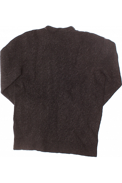 Pánský Pulovr Vlněný Šedý LACOSTE Vel. L