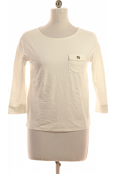 COMMA Dámské Tričko Bílé Vel. 38