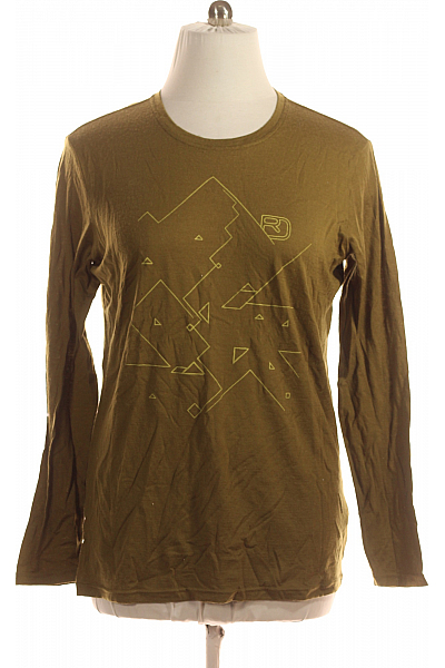 ORTOVOX Jednoduché Pánské Tričko Merino Khaki Vel. XL