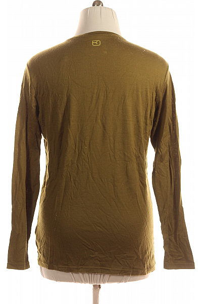 ORTOVOX Jednoduché Pánské Tričko Merino Khaki Vel. XL