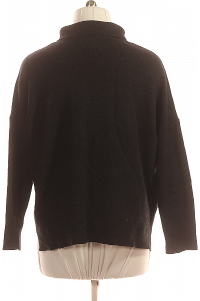 Dámský Svetr Vlněný Černý Vel. XL