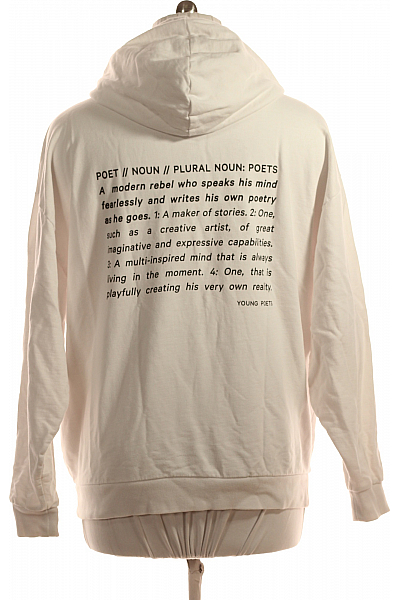 Pánská Mikina Bílá YOUNG  POETS SOCIETY Vel. M