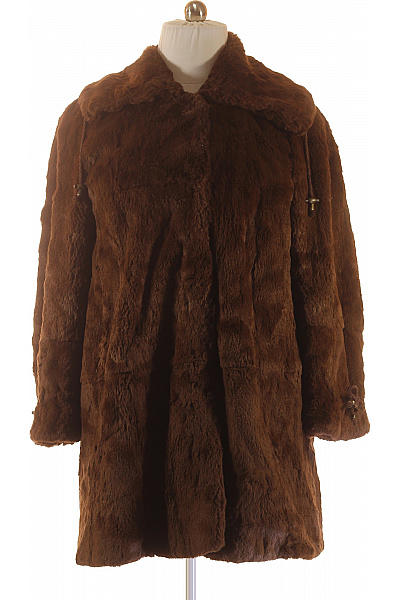 Dámský Kabát Hnědý Vel. 50