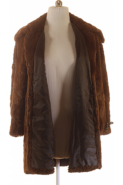 Dámský Kabát Hnědý Vel. 50