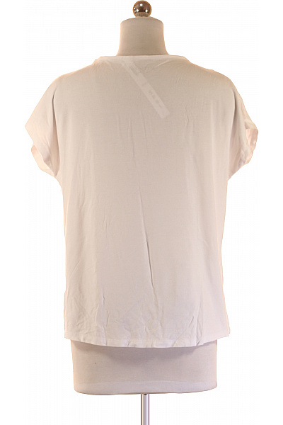 Jednoduché Dámské Tričko Bílé BETTY BARCLAY Second hand Vel. S