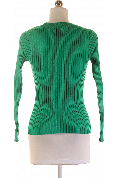 PIECES Dámský Svetr Zelený Vel. S