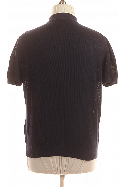 Pánské Tričko s Límečkem Modré Windsor. Second hand Vel. XL