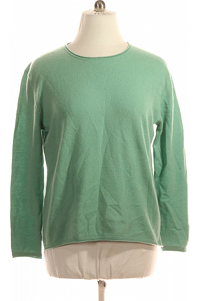 Zwillingsherz Dámský Pulovr Kašmírový Zelený Vel. XL