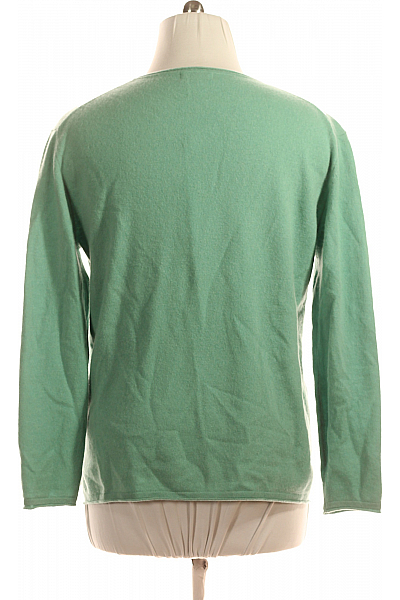 Zwillingsherz Dámský Pulovr Kašmírový Zelený Vel. XL