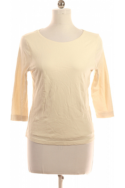 Jednoduché Dámské Tričko Béžové