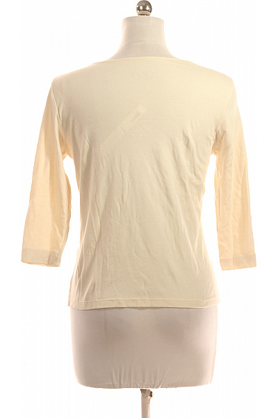 Jednoduché Dámské Tričko Béžové