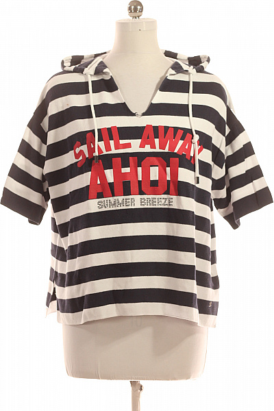 Dámské Tričko s Potiskem Barevné Monari Vel. 40