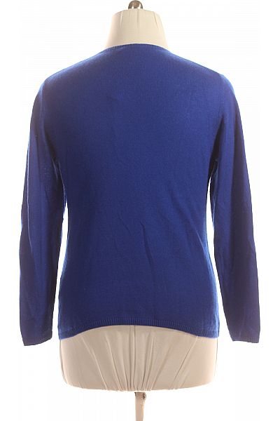 Pletená Halenka Kašmírová Modrá