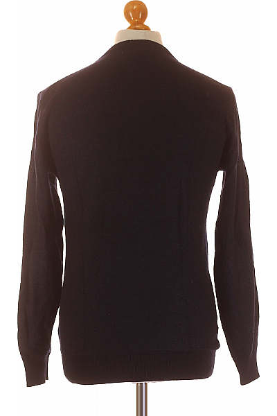 Pánský Pulovr Vlněný Modrý PIERRE CARDIN Second hand Vel. S
