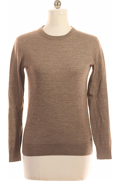DSTREZZED Dámský Svetr Vlněný Hnědý Vel. M