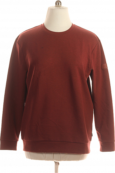 JOOP! Pánská Mikina Bez Zapínání Vínová Vel. XXL