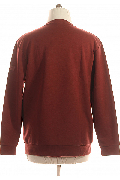 JOOP! Pánská Mikina Bez Zapínání Vínová Vel. XXL