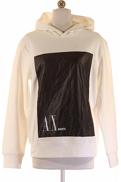 Dámská Mikina Černobílá ARMANI Vel. XS