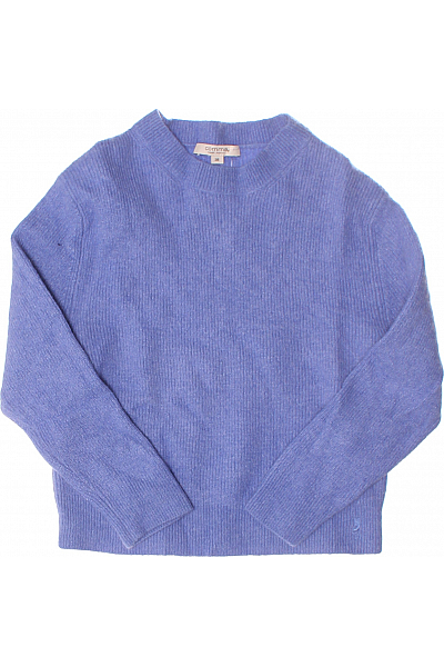 Dámský Svetr Vlněný Modrý COMMA Vel. S
