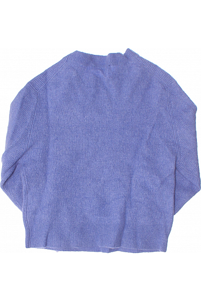 Dámský Svetr Vlněný Modrý COMMA Vel. S