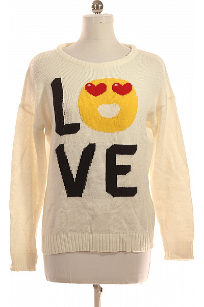 Terranova Dámský Svetr Bílý Vel. M