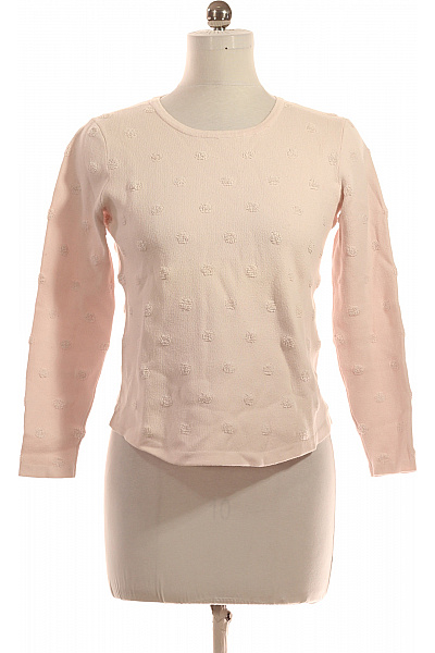  Halenka Pletená Růžová MANGO Second Hand Vel. L