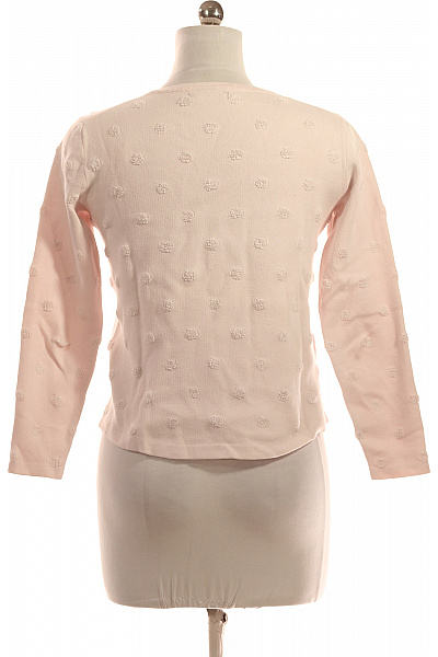  Halenka Pletená Růžová MANGO Second hand Vel. L