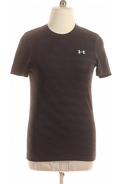 Sportovní Pánské Tričko Modré UNDER ARMOUR Vel. M