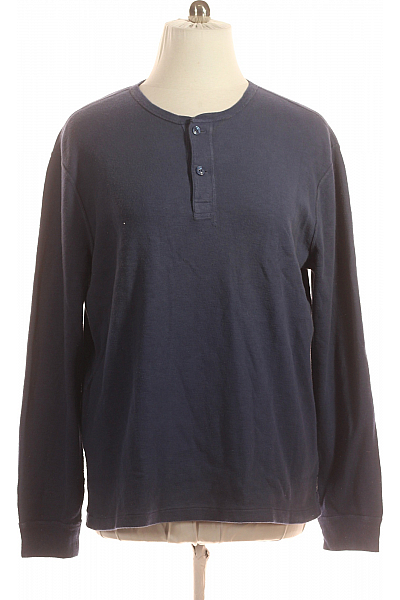 Ralph Lauren Jednoduché Pánské Tričko Modré Vel. L