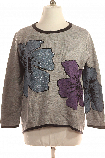 Dámský Svetr Šedý BETTY BARCLAY Vel. 48