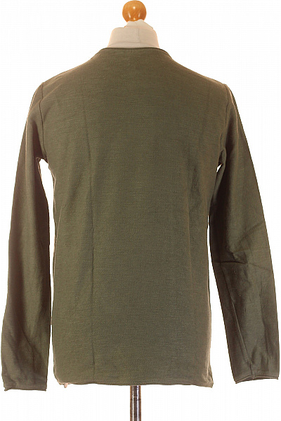 Eight2Nine Jednoduché Pánské Tričko Zelené Second hand Vel. S